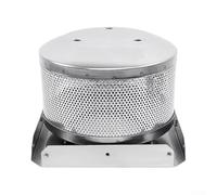 Calentador piramidal de 4 lados de acero inoxidable reemplaza la pantalla y la base del emisor, piezas de calefacción de red ardiente aplicadas a la mayoría de calor de vidrio cuadrado (7 cm)
