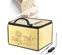 Calentador Plegable Para Masa Madre, Fermentadora De Masa De 36 Litros, Control De Termostato De 50-113 °F, Eléctrico, Para Cultivar Yogur/hacer Pizza Casera/fabricar Jabón Artesanal.,36L