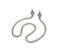 Calentador por Inducción, Elemento calefactor de bobina 2500W for cubo agua hervida, piezas eléctricas acero inoxidable, tubos calor for caldera/tanque calefacción(Type D Bend Head)