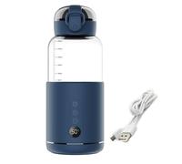 Calentador portátil de calentamiento rápido, carga USB, calentador de biberones de leche, fácil de llevar, calentador de bebé de 300 ml para biberones