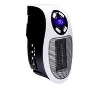 Calentador Portátil, Eléctrico Enchufable En La Pared, De Habitación, Electrodoméstico, Estufa Calefacción, Mini Radiador, Máquina Calentadora Remota, 500W Energía Silenciosa