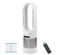 Calentador portátil, ventilador sin aspas, enfriador y calentador, ventiladores, ventilador de torre portátil sin aspas con control remoto, ventilador purificador de aire con filtro HEPA, ve