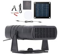 Calentador solar de gallinero, protección contra sobrecalentamiento de 20 W, calentador de equipo de viento, calentadores portátiles de invernadero con energía solar, para invernadero de coche, gatito