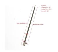 Calentador Tubular recto eléctrico 2 uds 450W/500W 304SUS 6,6mm * 468/478/508/528mm 110V/220V calentador de aire for horno(110V,450W 468mm 440mm L)