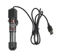 Calentador USB para acuarios pequeños, 10 W, 13 x 3,5 cm, control automático de temperatura constante a 26 °C, cuerpo de cristal de cuarzo, uso de escritorio