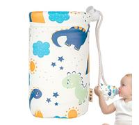 Calentadora De Biberones - Cuero PU Poliéster Papel De Aluminio Lana De Cordero | Chaqueta Botella | Más Cálida | De Bebé Aislada Para Calentar Leche, Viajar, Alimentar Al Aire Libre