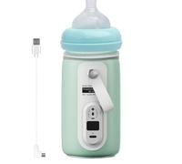 Calentadores de agua portátiles: custodio de calor inalámbrico de leche, para calentar botellas de calefacción rápida para, viajar, hogar y automóvil