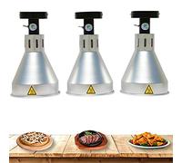 Calentadores de alimentos comerciales, lámpara de calor para alimentos, lámpara de calentamiento infrarrojo para mantener calientes alimentos y platos, lámpara de conservación de calor para cocinas