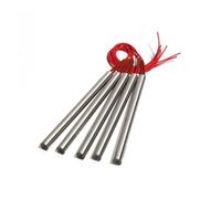 calentadores de cartucho, 10 Uds 14mm 265~300mm 201SUS tubo de calentamiento Dual un solo cabezal 900/950/1000/1100W calentador cartucho 110/220/380V elemento resistencia(380v,900W 14x265mm(DxL))