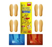 Calentadores de dedos de los pies - Almohadillas de polvo de hierro de 24 cm, plantillas térmicas, inserciones de calefacción de invierno con diseño transpirable que proporciona calidez duradera para