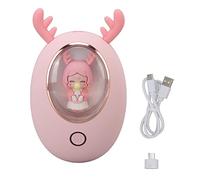 Calentadores de mano recargables, USB 3000 mAh Portable, el calentador de la mano, el banco de energía de la mano, hombres, s de invierno para deportes al aire libre para acampar (Rosa)