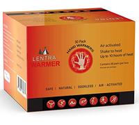 Calentadores de Manos Calientes, 50 Unidades, 10 Horas de Calor de Larga duración, Paquetes de Calor Naturales Seguros sin Olor Activado por Aire para Manos, Dedos de los pies y Cuerpo, Aprobado por