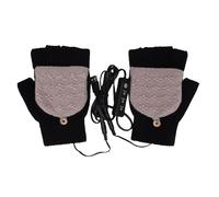 Calentadores de manos de camping, guantes de computadora calentados a medio mano,Guantes de calor de algodón de punto medio dedo | Calentadores de manos para familiares, amigos, colegas, agarre