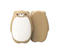 Calentadores de manos de silicona, diseño de cierres de 3 velocidades, control de temperatura, dispositivo de calefacción recargable delicado para mujeres, amigas, calentadores de manos de invierno al