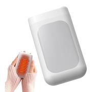 Calentadores de manos eléctricos recargables, 6000 mAh, 3 niveles de temperatura ajustable, calentador de manos portátil, dispositivo de calentamiento para deportes de invierno, estudio, construcción