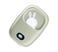 Calentadores de manos eléctricos recargables, suministros de calentamiento de invierno, calentador de manos reutilizable, para camping, pesca, golf, esquí, snowboard, fotografía, estadio, actividades