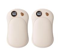 Calentadores de manos magnéticos recargables, paquete de 2, calentadores de manos eléctricos delgados, se adapta a guantes portátiles, banco de 10000 mAh en Power Electr