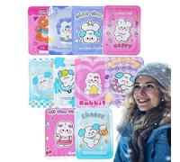 calentadores de manos, parche calentador de calor,10 calentadores de dedos | Parches térmicos, pegatinas para calentar el cuerpo, duran 10 horas largas, paquetes térmicos con diseño de animales para e