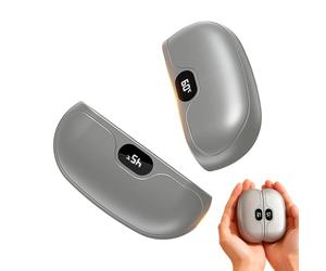 Calentadores de manos recargables - 5-Speed LED Display Warming Device | Fast 5-Second Heat Up To 60 °C, Magnetic Portable Warmer for Hiking, Skiing, Office Commute And Travel