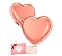Calentadores de Manos Recargables - Calentador de Manos eléctrico de 5200mAh en Forma de corazón de 2PCS - Stoffers de calcetas para Mujeres, Regalos para Mujeres al Aire Libre, Caza, Camping