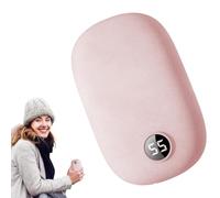 Calentadores de manos recargables, calentadores de manos digitales | Calentador de manos Power Bank | Calentador de bolsillo portátil, calentador de manos suave para familias, amantes