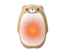 Calentadores de manos recargables - Termostato de oso lindo, calentador eléctrico portátil | Banco de energía de oso de dibujos animados de tamaño de bolsillo, dispositivo de calentamiento de