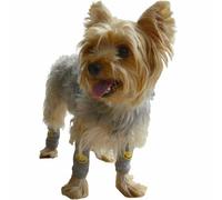Calentadores de patas para perros "Smiley" de DoggyDolly, gris