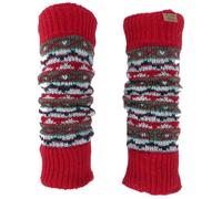 Calentadores de Piernas de Lana de Nepal con Patrón, Calcetines Largos, Perneras, Hombre/Mujer, Multicolor, Rojo, Talla Única, GURU SHOP