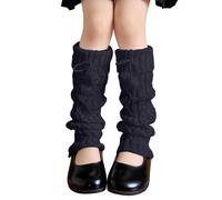 Calentadores de piernas de punto trenzado para niños con detalles de | Ropa de pierna de temporada para trajes de otoño e invierno, capas casuales, días relajados en casa, uso diario y estilo de
