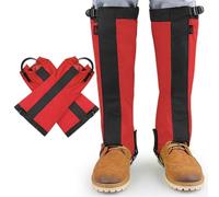 Calentadores de piernas impermeables para esquí, senderismo, escalada, polainas ajustables para exteriores con cobertura completa, protección contra la nieve resistente al viento para aventuras de