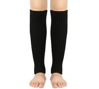 Calentadores de piernas para bicicleta Eighty's Sports Yoga Plantillas calentadas, Negro , Talla única