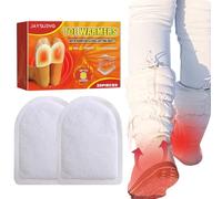 Calentadores de pies, 10 Pares Plantillas Calentadoras, Calentadores Adhesivos para Dedos, Parches Calor Pies para Actividades en Interiores y Exteriores - 8 Horas de Calor