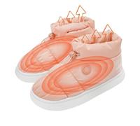Calentadores de pies - Calentadores de pies portátiles y recargables | Zapatillas de casa calentadas eléctricas robustas y transpirables, zapatos calentados Zapatos térmicos recargables para pies te