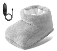 Calentadores de pies compatibles con pies fríos, calentador de pies con forro de felpa, calentamiento rápido, calefacción integral, pantufla