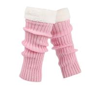 Calentadores de Punto Retro para Mujer Calcetines Largos de Crochet Gruesos y Cálidos para Navideñas Baile y Yoga (One Size) #653