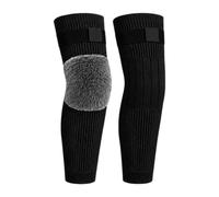 Calentadores de Rodilla Invernales Largas Forradas de Polar Cálidas | Manguitos Rodilla Pierna Soportes Acolchados Para Esquí Ciclismo Danza Running Senderismo Mochilero