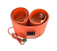 Calentadores de Tambor Almohadilla Calefactora De Silicona Elástica, Calentador De Tambor De Aceite For Bricolaje, Calentador De Banda For Barril, Calentador De Cubo(Digital,100L 1200x300 1800W)