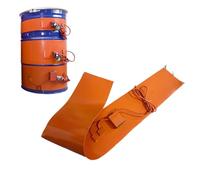 Calentadores de Tambor Calentador De Barril De Silicona, Calentador De Barril De Aceite Casero, Banda De Calentamiento De Cubo Con Termostato Ajustable 30 ℃ ~ 130 ℃(Digital,100L 1200x300 1800W)