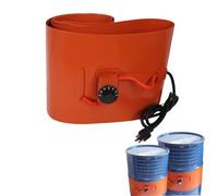 Calentadores de Tambor Calentador De Bidón De Metal, Banda Calefactora De Cubeta De Caucho De Silicona Con Termostato Ajustable De 30 A 130 °C, Calentador De Banda(Knob,200L 1740X250 2000W)