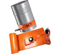 Calentadores de Tambor Calentador De Tambor De 55 Galones, Almohadilla Calefactora De Goma De Silicona Flexible For Tanque, Tambor, Tubería, Protección Contra(Knob With Insulation,800W)