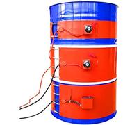 Calentadores de Tambor Metal Drum Heater Silicon Oil Drum Heater Barrel Heater Pail Heater With Adjustable Thermostat, For Oil Drums And Liquefied Tanks Drum Heater(200L 1740x250 2000W)