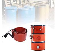 Calentadores de Tambor Metal Oil Drum Heater With Adjustable Rotary Thermostat,Silicon Metal Oil Drum Heater Barrel Band Heater，industrial Heating And Heat Tracing(86x20CM/34x8IN 800W)