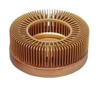Calentadores de té para tetera, calentador de té,Lujoso Champagne Golden Tetera Calentador Base - Base de madera maciza de nogal, decoración del hogar, calentador de bebidas para sala de estar