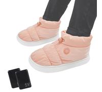 Calentadores recargables, zapatos calefactores eléctricos | Calentadores portátiles de invierno | Calentadores de pies para hombre de calentamiento rápido, zapatos calentadores de pies eléctricos