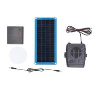 Calentadores solares de gallinero - Cargador de panel solar de 30W con calefacción portátil | Kit de calefacción solar para gallineros, casas de mascotas, refugio exterior, solución duradera de calor