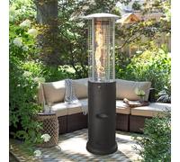 calentadores y estufas de exterior Calentador De Patio, Calentador De Exterior Con Protección De Inclinación, Calentador De Gas Propano De 15KW, Calentador De Paraguas De Pie De Calentamiento Rápido F