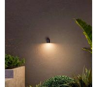 Calex aplique de exterior GU10, downlight, altura 8 cm, negro