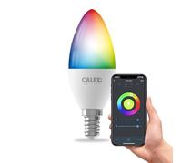 CALEX bombilla LED inteligente, E14, B35 vela, con colores RGB y luz blanca, regulable, Wi-Fi, control por aplicación y voz