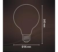 Calex E27 G95 3,8W filamento LED Flex 821 oro dim EC:EPREL:625861