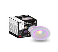 Calex foco empotrable LED inteligente Halo, blanco, colores RGB y luz de fría a, regulable, control por aplicación y voz